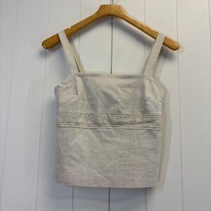 Vintage Necessary Objects Y2K Boho Chic Cropped Top Size S Minimalist Festival